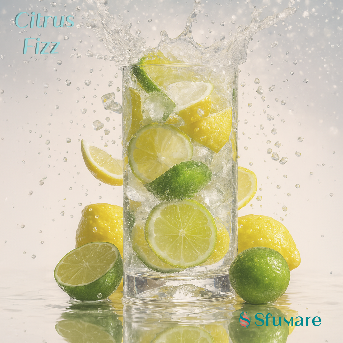 Citrus Fizz Diffuser Blend – Fresh Grapefruit, Lime & Mint Essential Oils