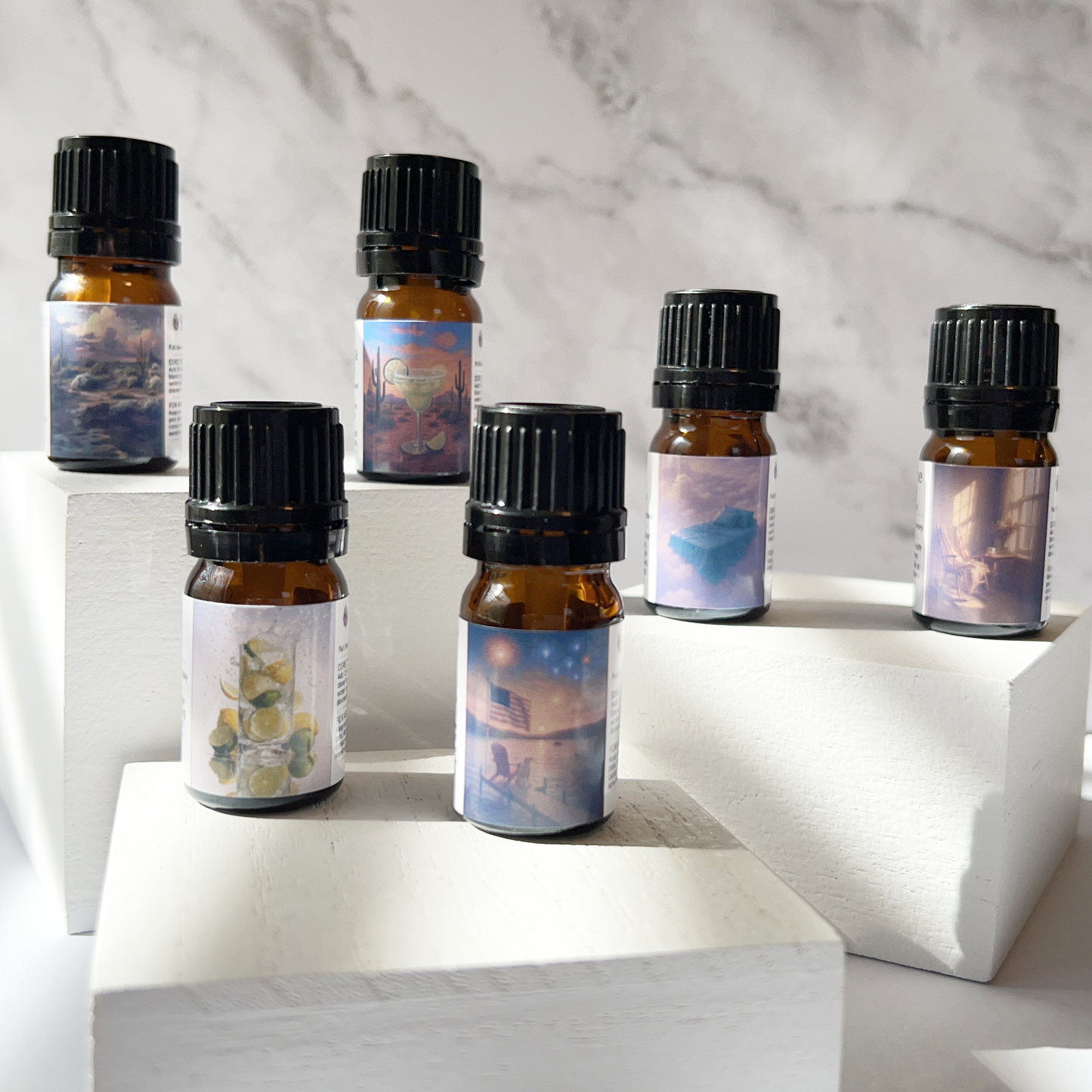 Sfumare Launch Collection – Luxury Essential Oil Diffuser Blends (Full Set of 6)