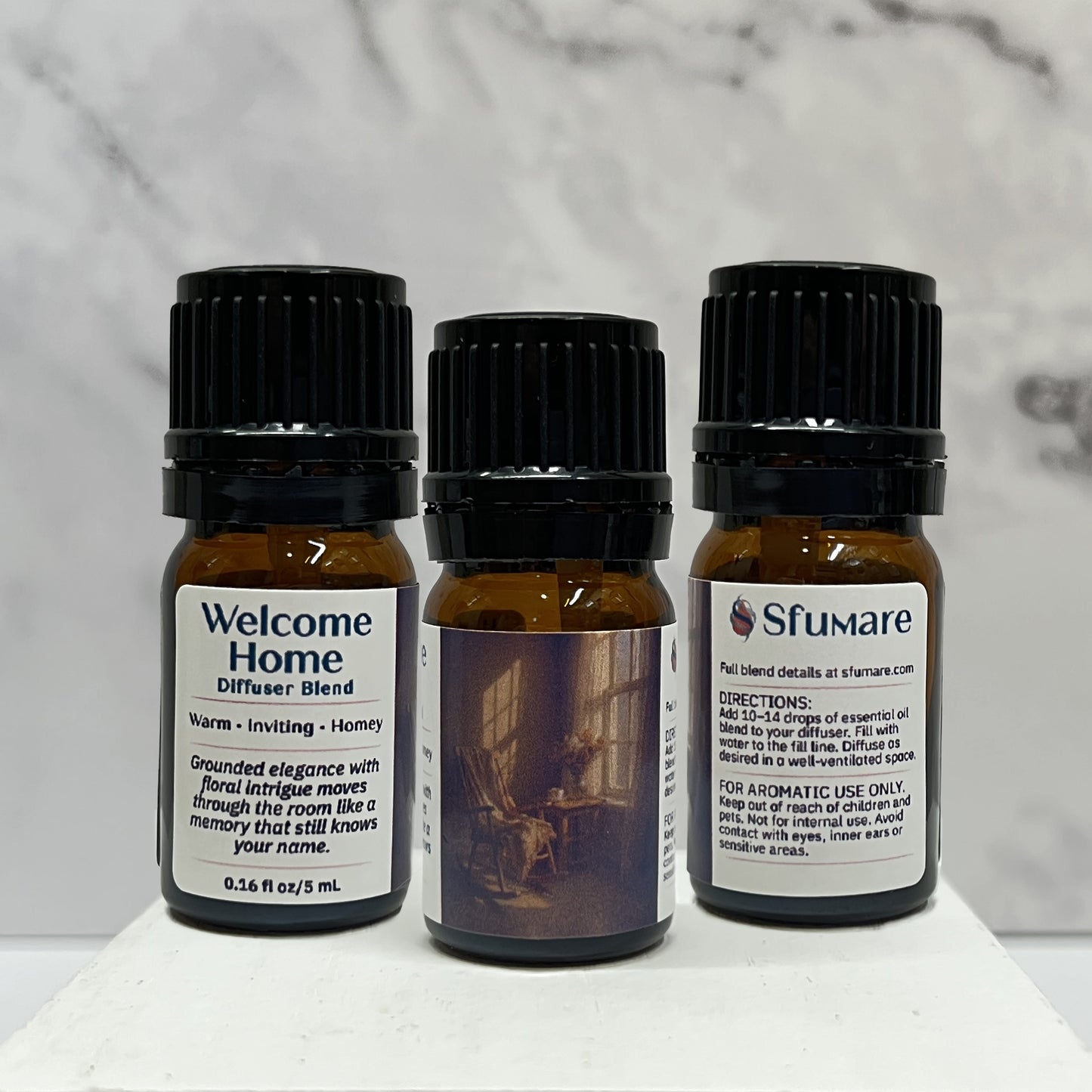 Sfumare Launch Collection – Luxury Essential Oil Diffuser Blends (Full Set of 6)